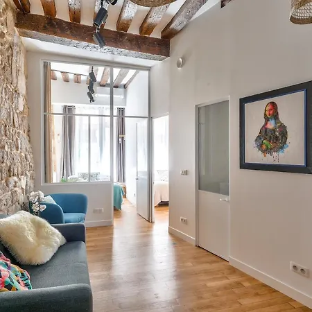 New Stunning 4 Bdrs Apt, With Ac - Le Marais Appartamento *