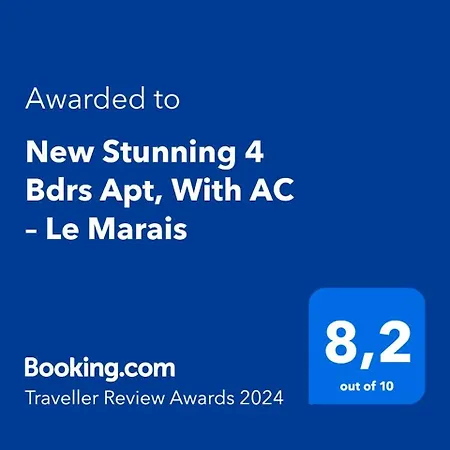 Appartamento New Stunning 4 Bdrs Apt, With Ac - Le Marais Parigi